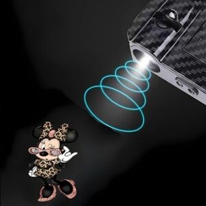 2 Minnie mouse wireless universal car door projector welcome lights